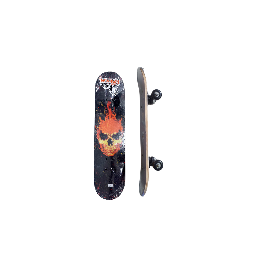 Skate Madeira Montado Brinquedo Radical Infantil Grande 78cm