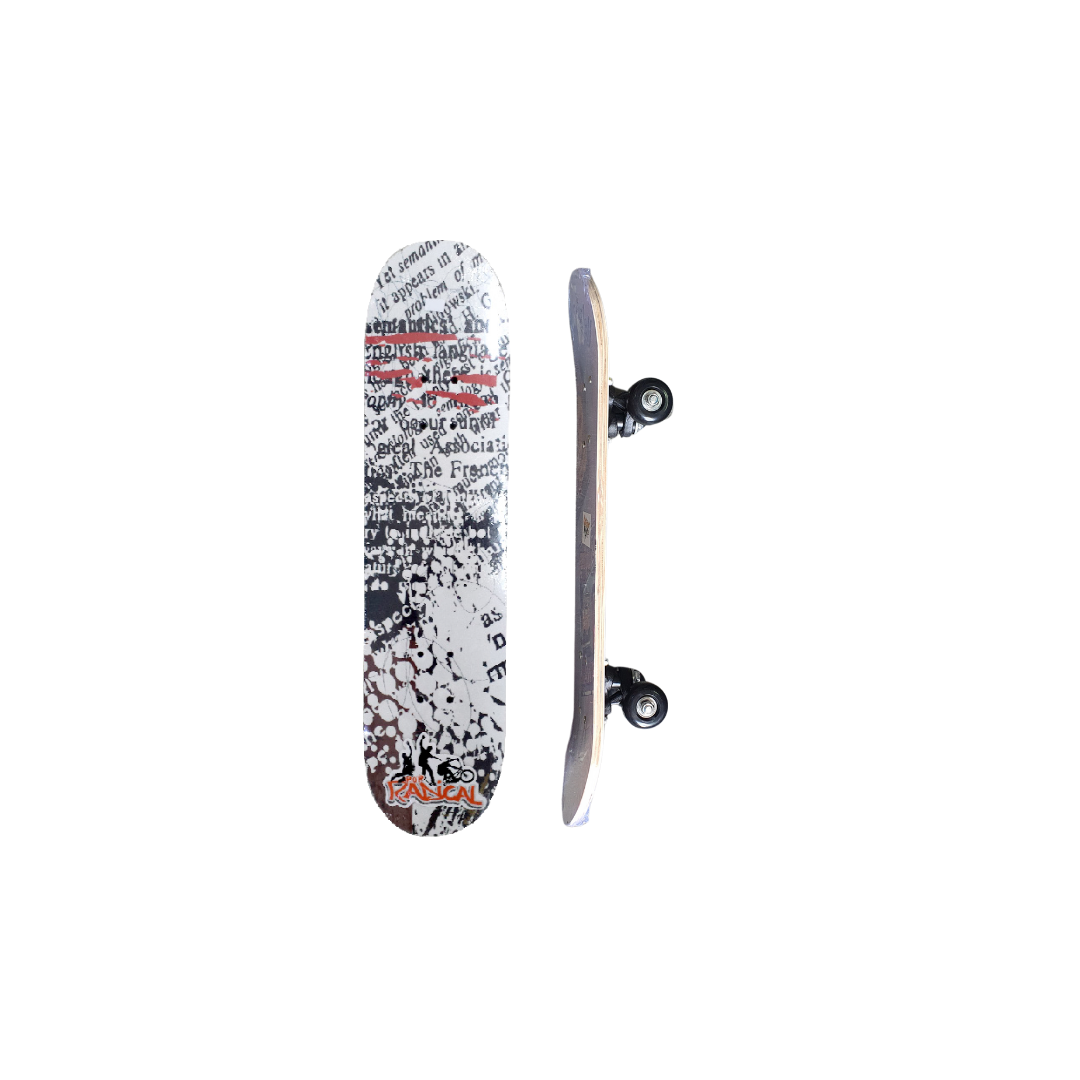 Skate Madeira Montado Brinquedo Radical Infantil Grande 78cm