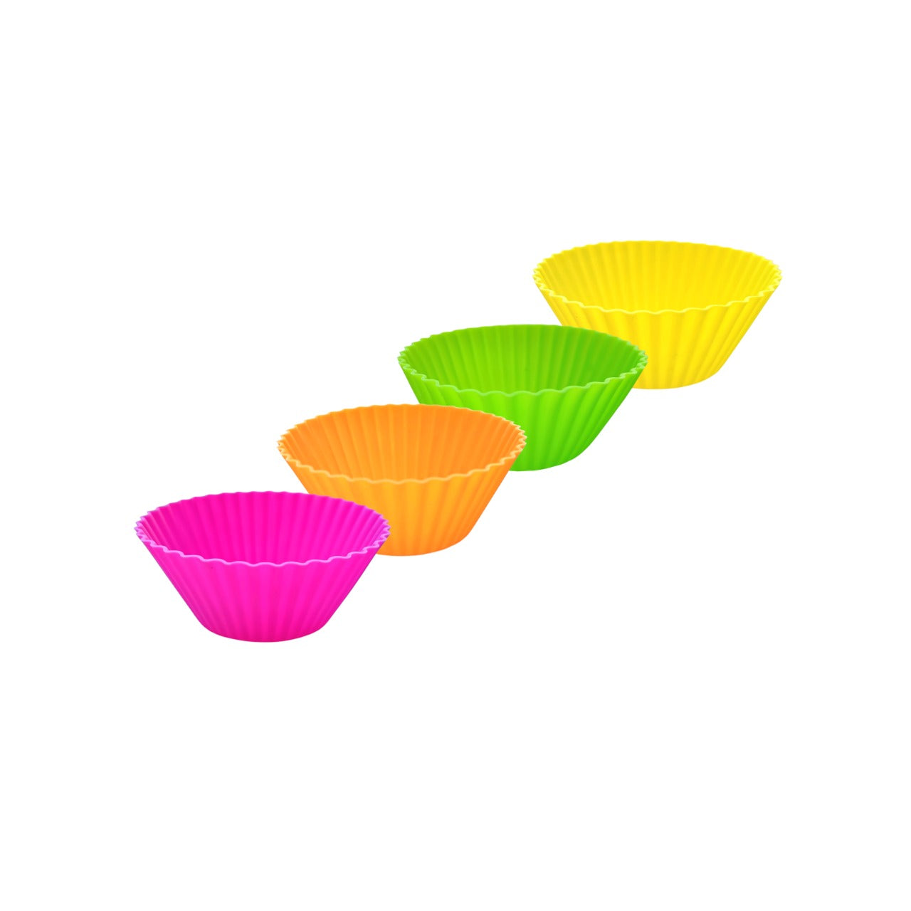 Assadeira+forma Silicone Antiaderente Cupcakes 12 Cavidades
