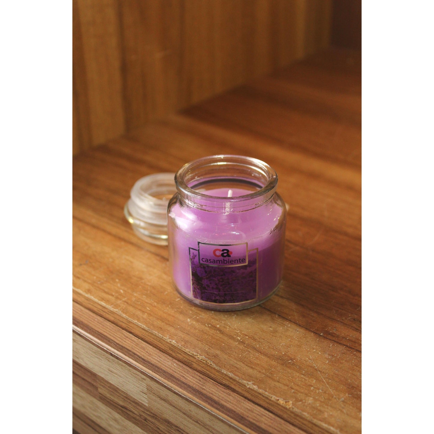 Vela Aromática Perfumada Castiçal Vidro Decorativa - 75g