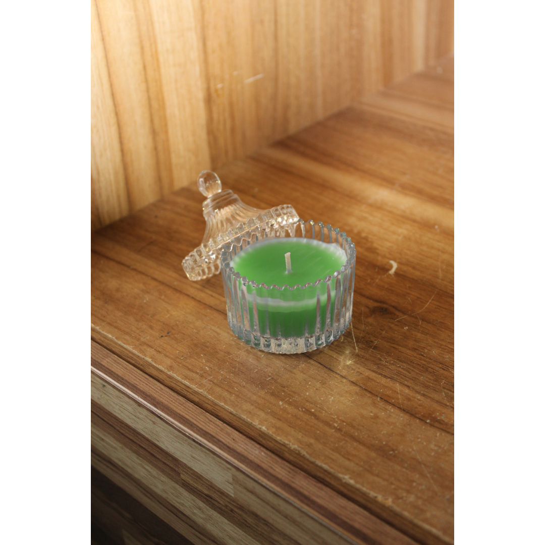 Vela Aromática Perfumada Castiçal Vidro Decorativa - 55g