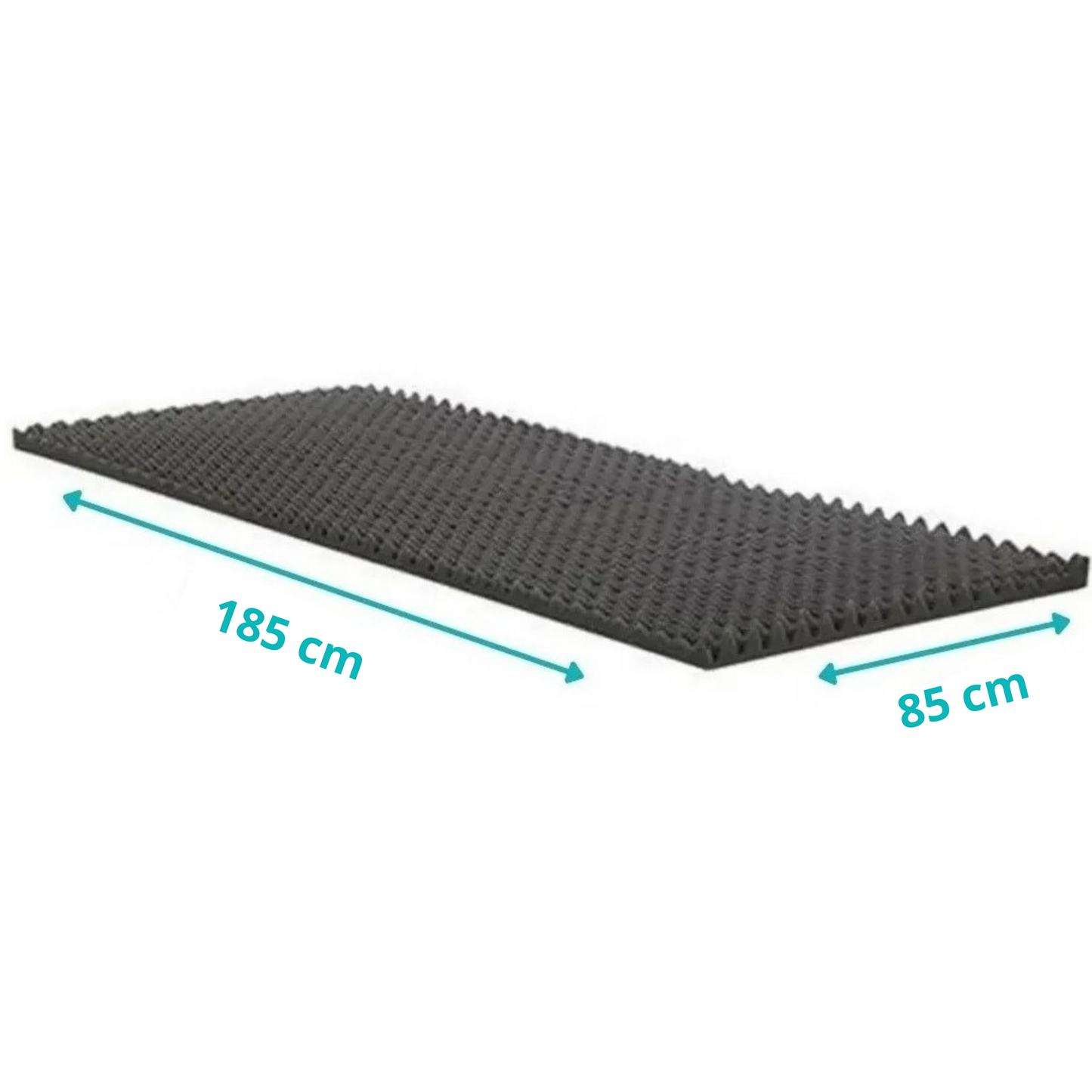 Pillow Top Massageador Colchonete Casca De Ovo Solteiro D20