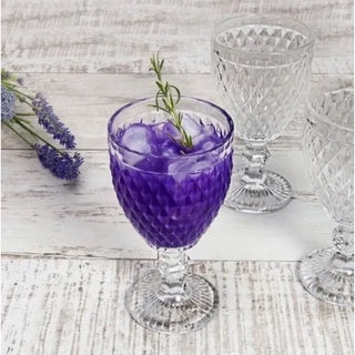 Taça Vidro Água Suco Bico De Abacaxi Transparente 300ml 1 Un