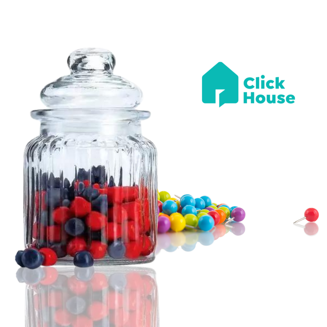 Pote De Vidro Porta Mantimento Tampa Hermética 600 Ml
