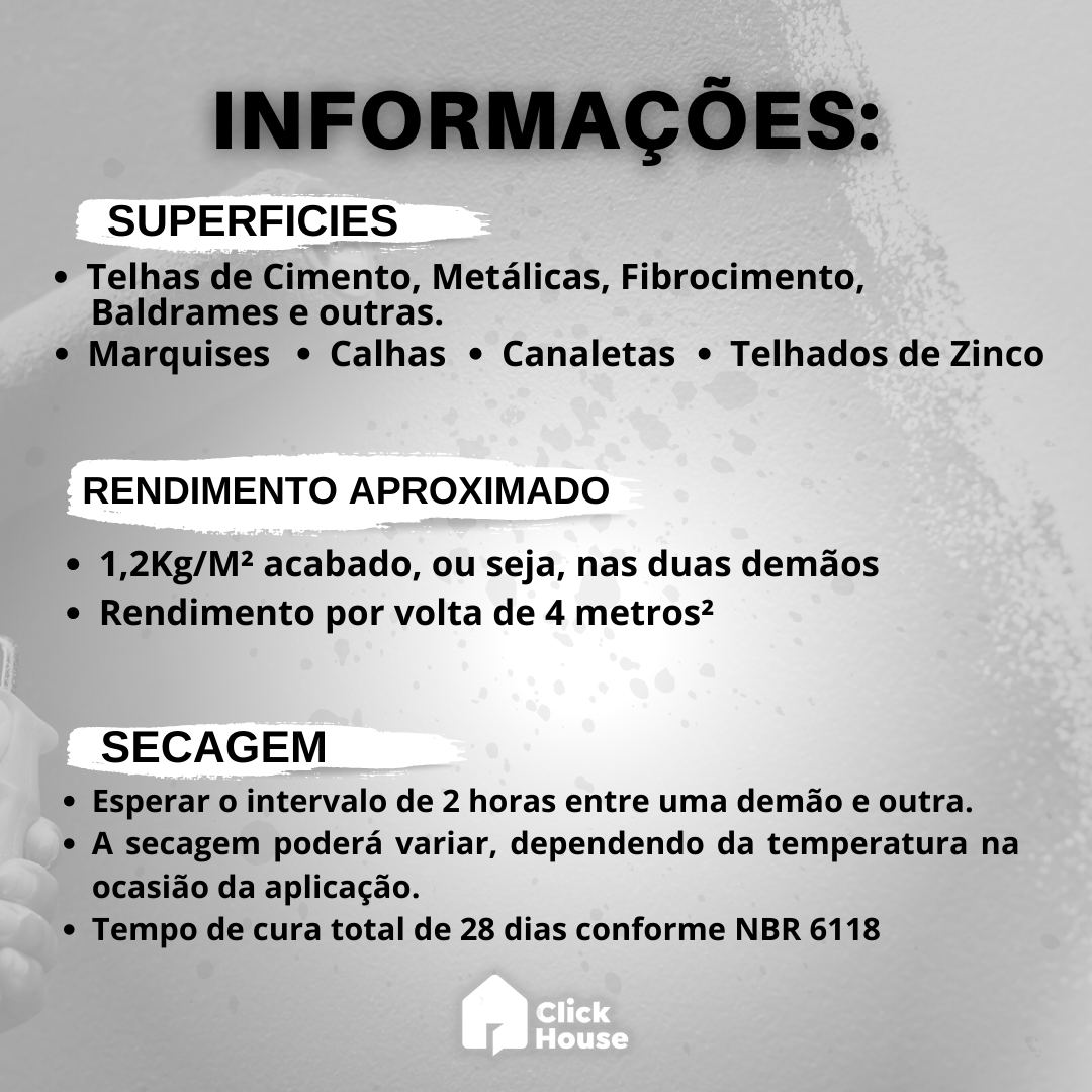 Manta Liquida Impermeabilizante Laje Telha Flexível 5 Kg
