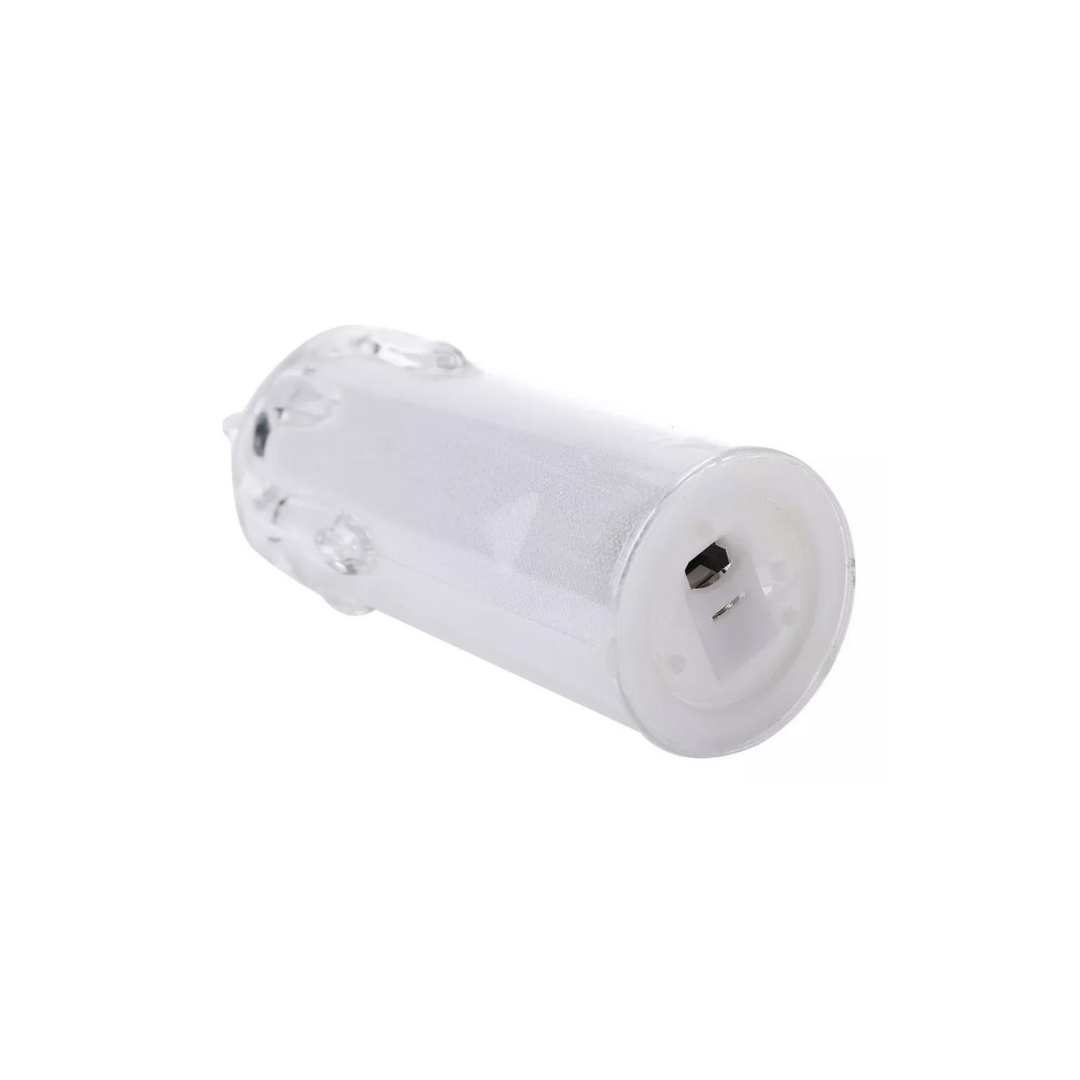 Vela Plástica Transparente Com Led - Silver Plástic - HA395