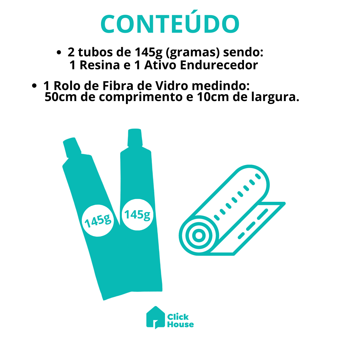 Solda Reparador De Para Choque Veda Choque 300g Brasilux