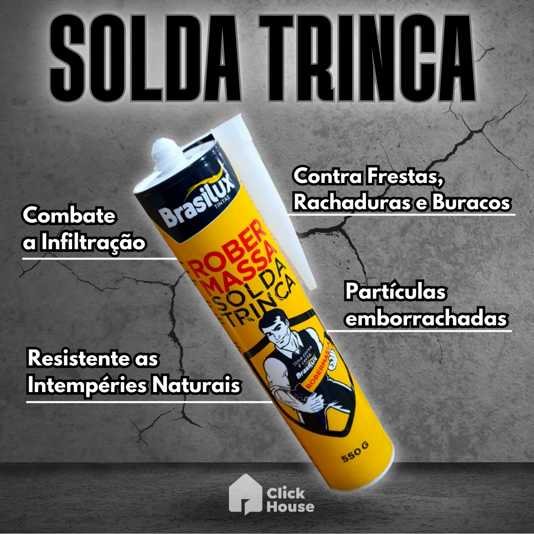 Solda Veda Trinca Adesivo Para Trincas Impermeabilizante 450