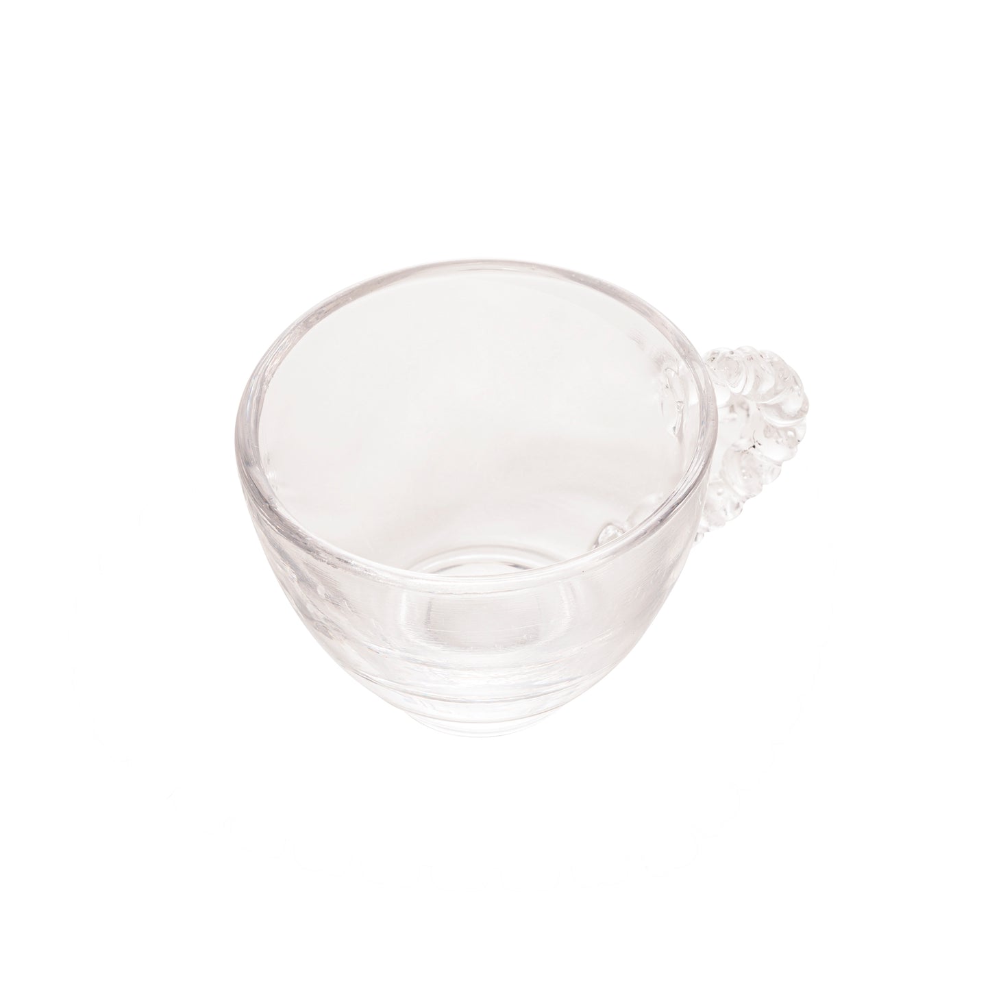 Xícara Café Pearl Chá Coração Cristal De Chumbo 80ml Lyor