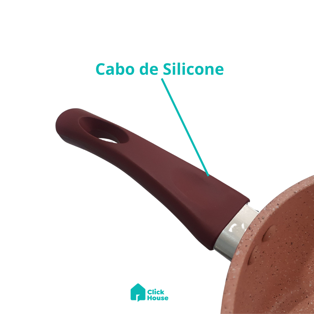 Panela De Indução Antiaderente Cerâmica Não Gruda 20cm
