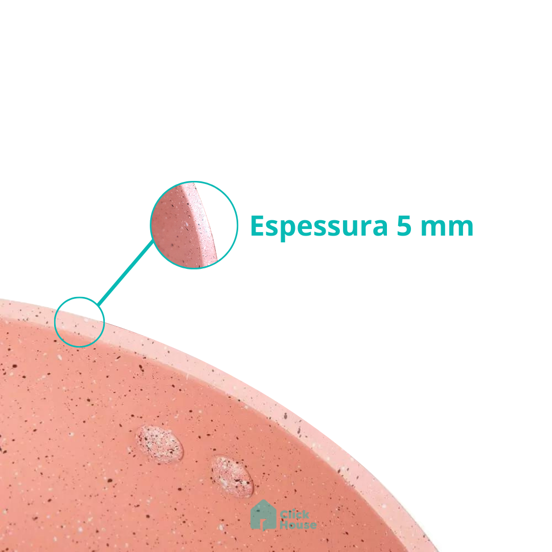 Panela De Indução Antiaderente Cerâmica Não Gruda 20cm