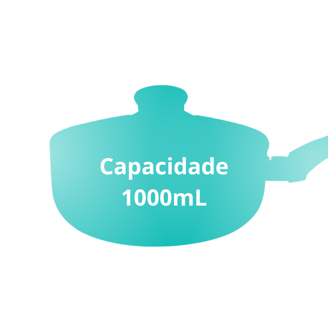 Panela Antiaderente Caçarola Cerâmica New York Cabo Madeira