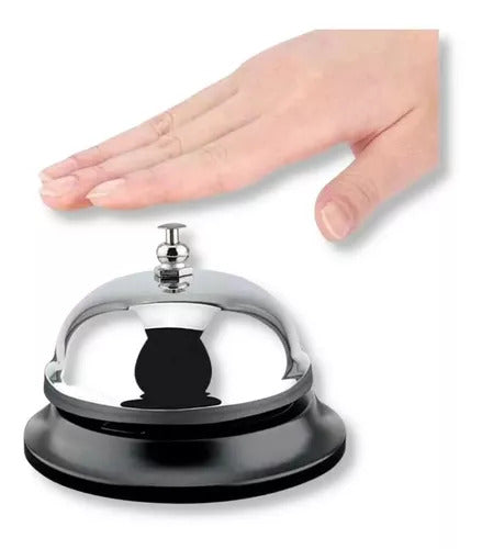 Campainha De Mesa Sino Sineta P/recepção Restaurante Balcão