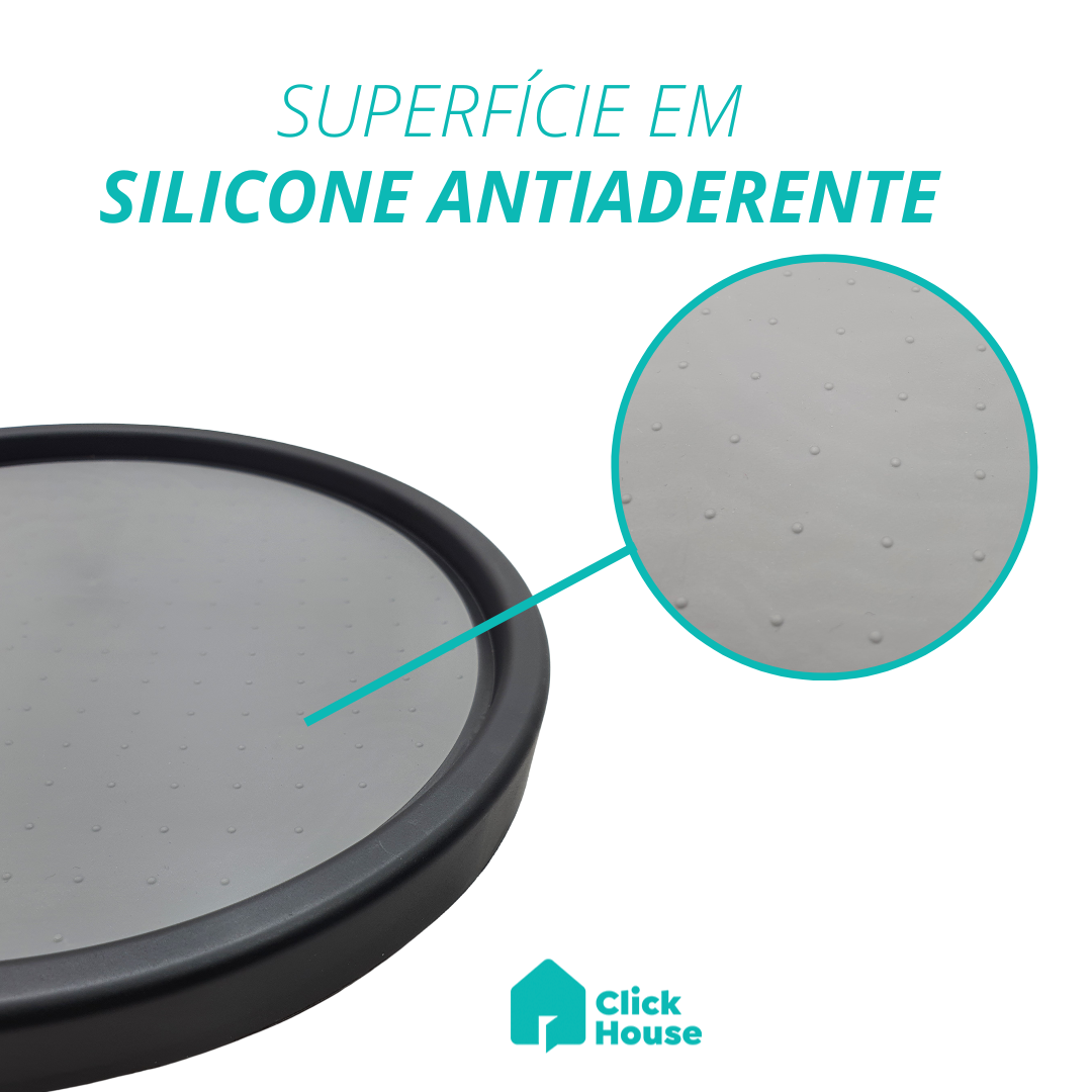 Porta Tempero Giratório Bandeja Condimento Organizador 25 Cm