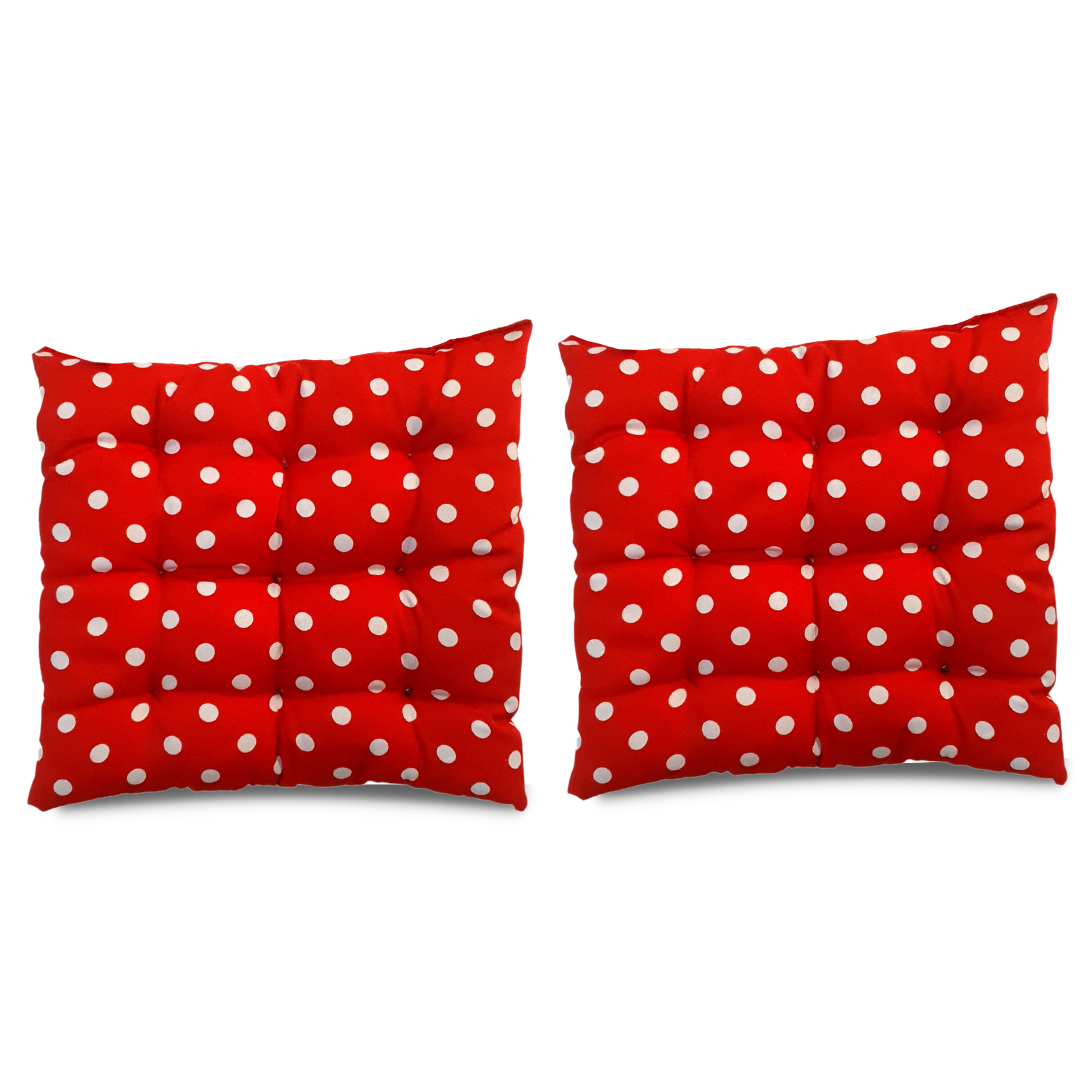 Assento Almofada Cadeira Futon 50x50 Cm Cores Variadas 2 Uni