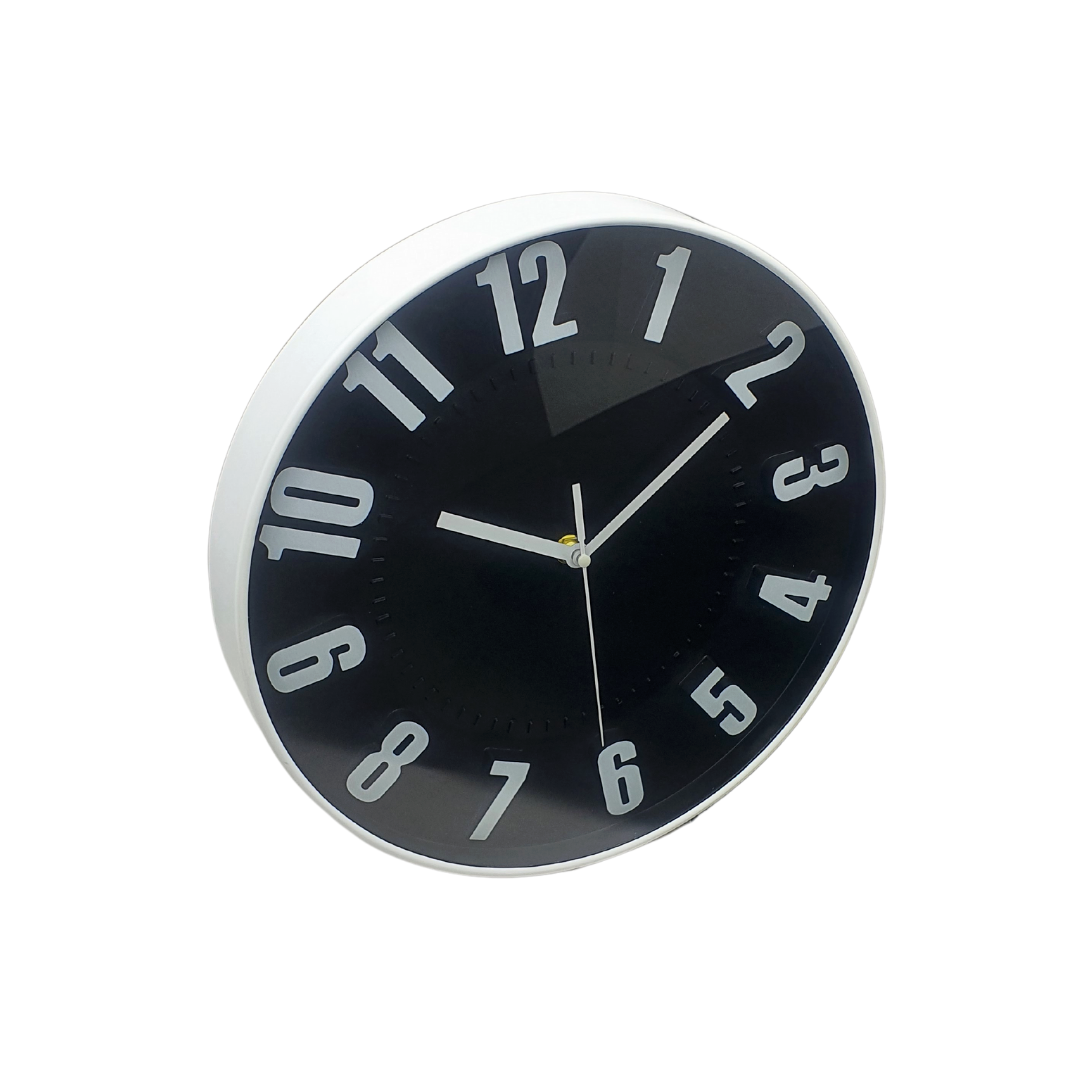 Relógio Parede Redondo Cozinha Sala Quarto Gold 30 Cm Quartz