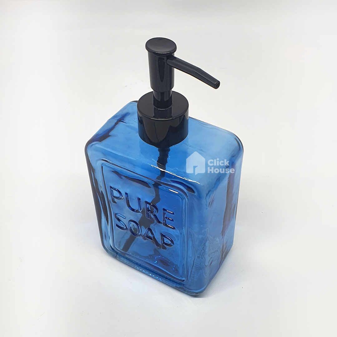 Porta Sabonete Líquido Vidro 550ml Álcool Gel Banheiro Pia