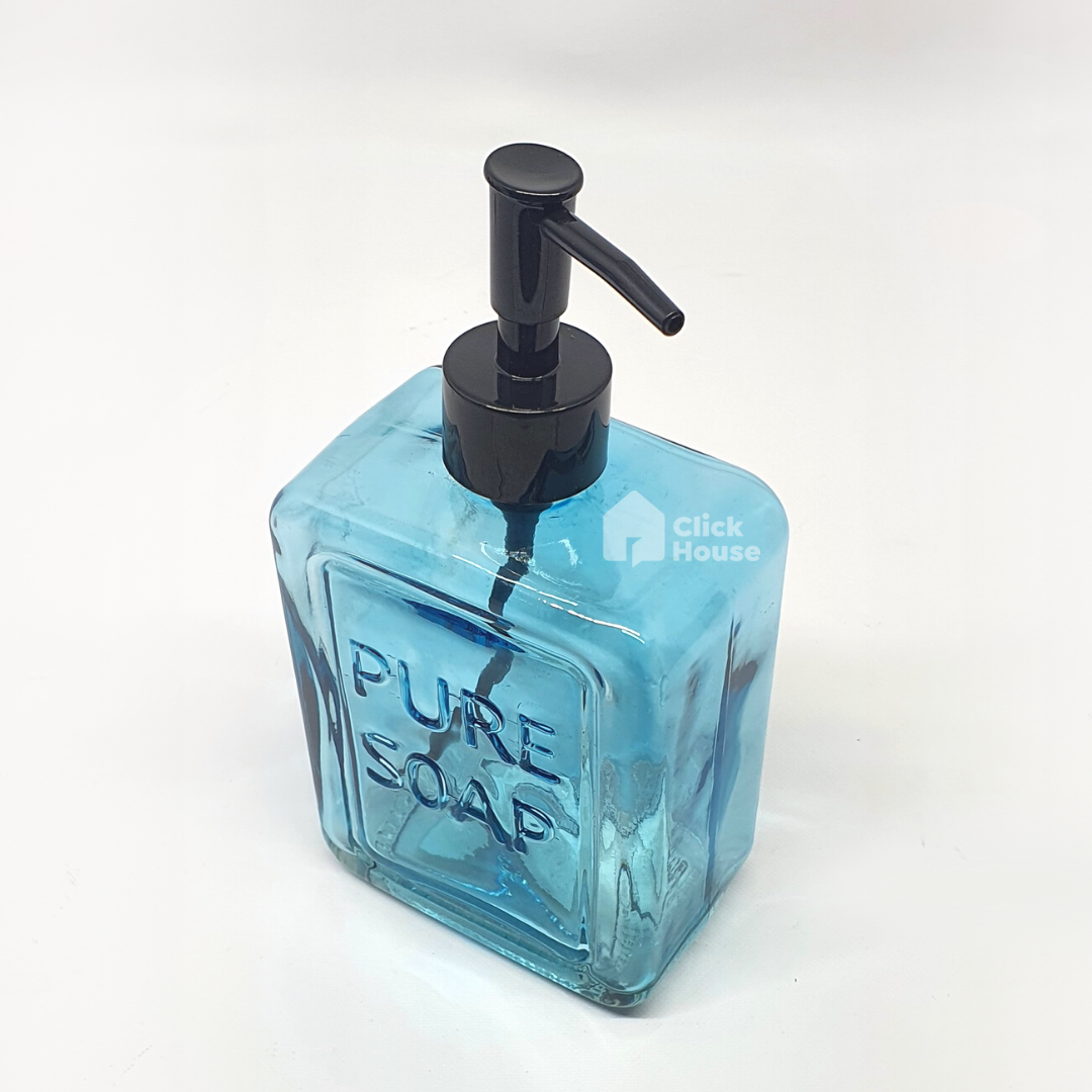 Porta Sabonete Líquido Vidro 550ml Álcool Gel Banheiro Pia