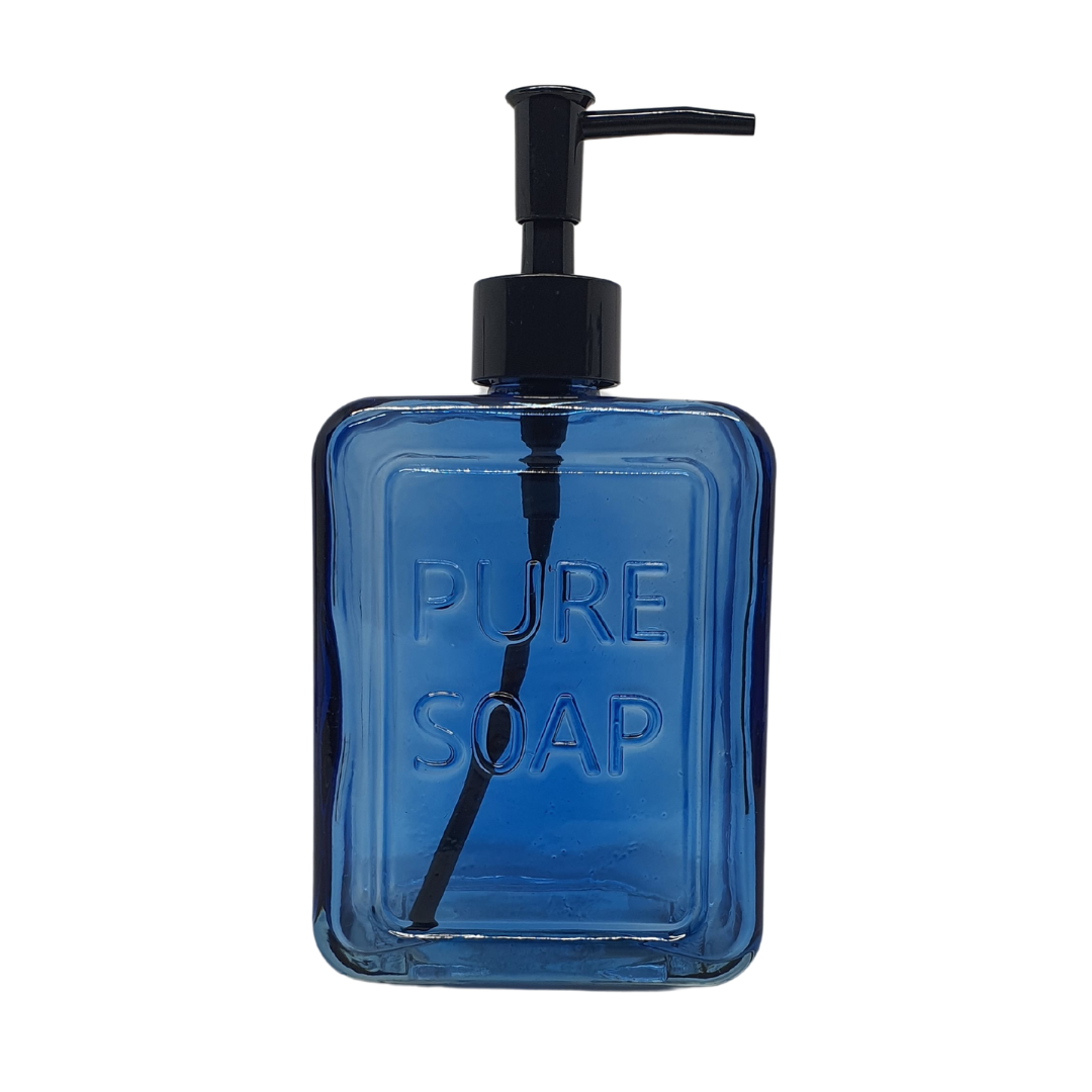 Porta Sabonete Líquido Vidro 550ml Álcool Gel Banheiro Pia