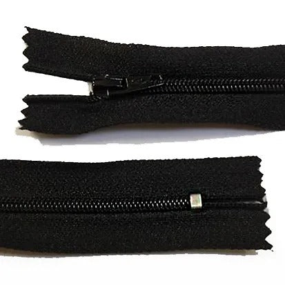 Ziper Nylon Fixo Tam: 18cm 10 Uni Cursor Cores Variadas Nybc