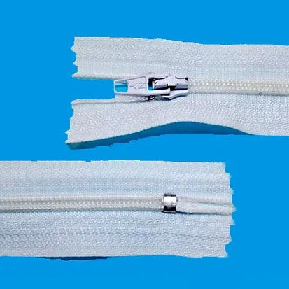 Ziper Nylon Fixo Tam: 20cm 10 Uni Cursor Cores Variadas Nybc