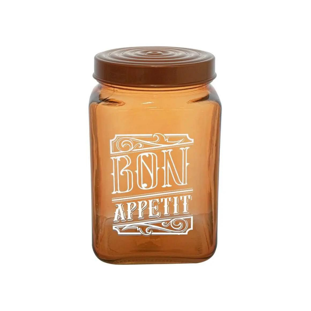 Potes De Vidro Tampa 2 L Mantimento Condimento Bon Appetit