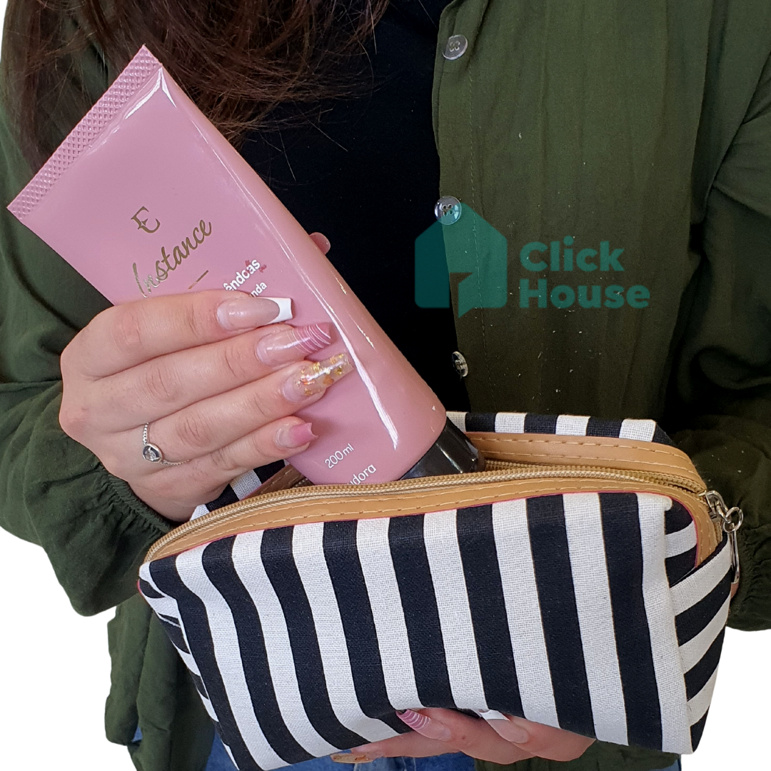 Necessaire Maquiagem Viagem Trabalho Estojo Mala Feminino