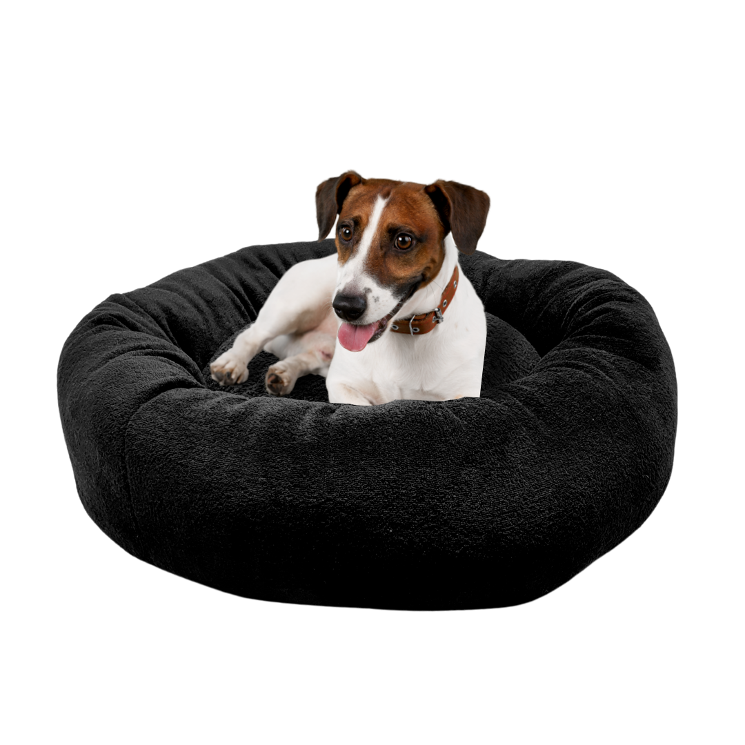 Cama Pet Para Cães Gatos Porte Médio Redonda Donuts Pelúcia