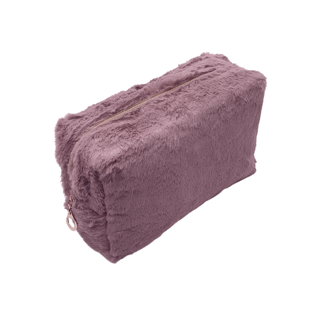 Necessaire Feminina Estojo Felpudo Maquiagem Viagem Trabalho