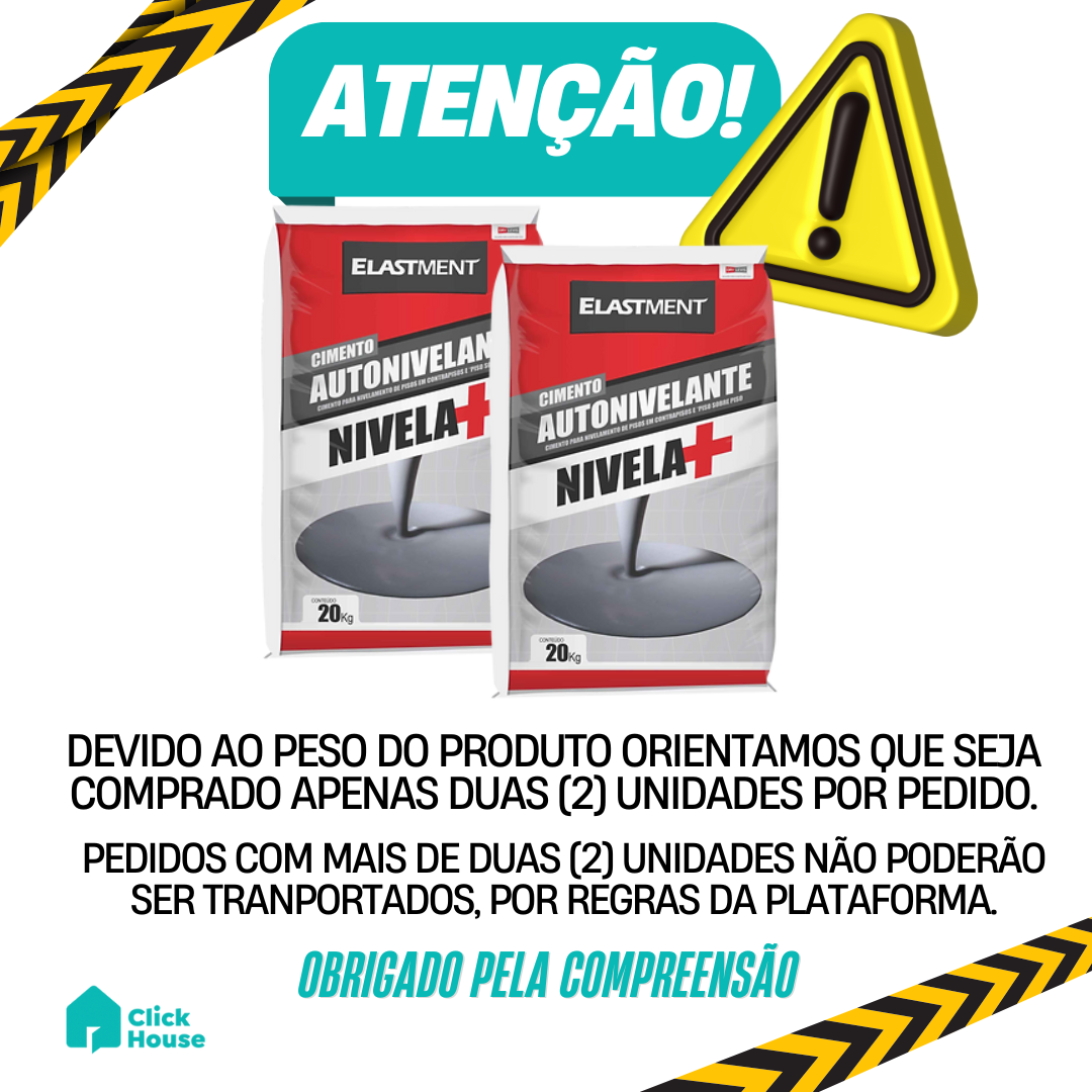 Autonivelante Cimento Nivela Mais Dry Levis 20kg Branco