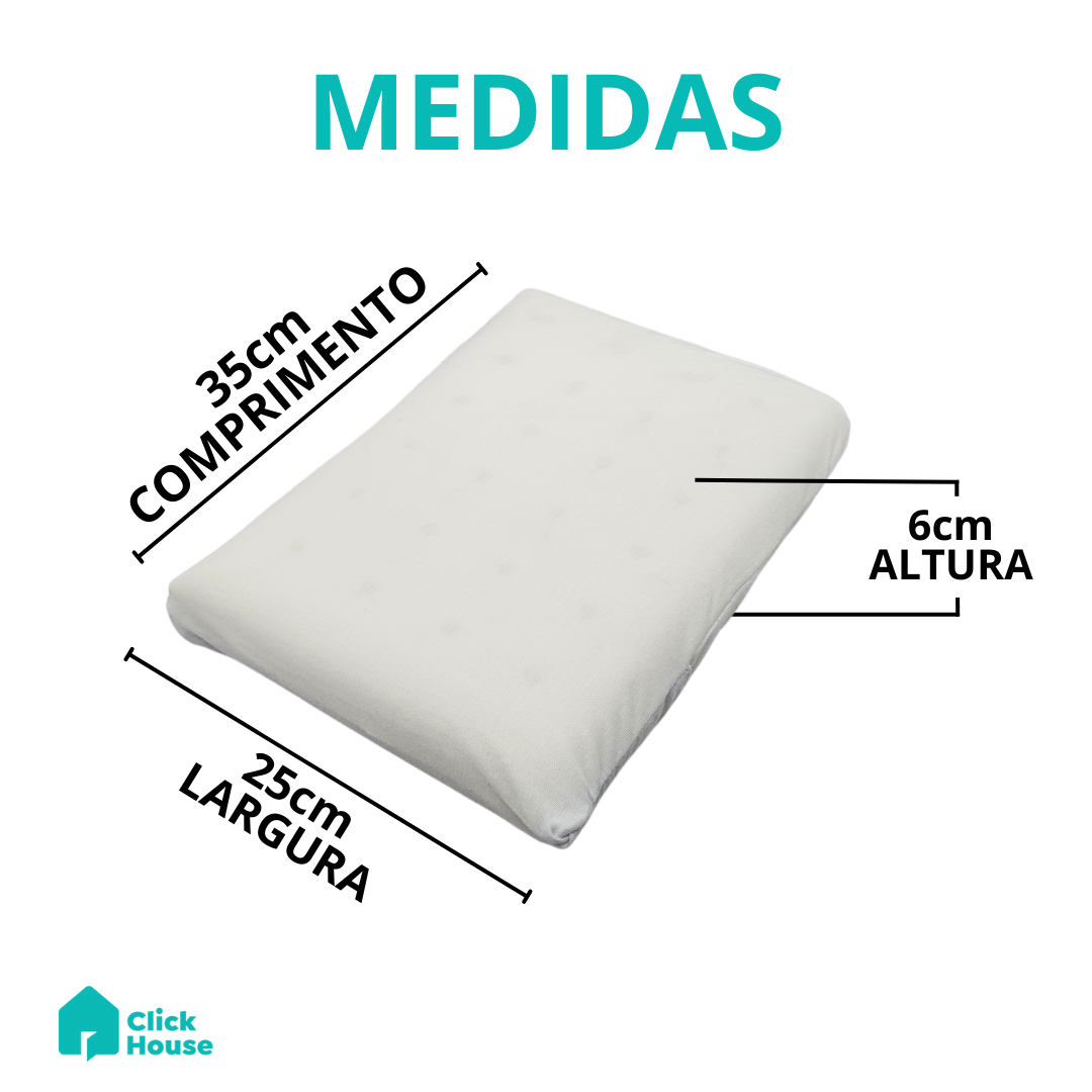 Travesseiro Baby Kids Infantil Antissufocante Antialérgico