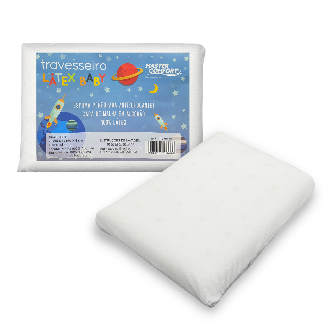 Travesseiro Baby Kids Infantil Antissufocante Antialérgico