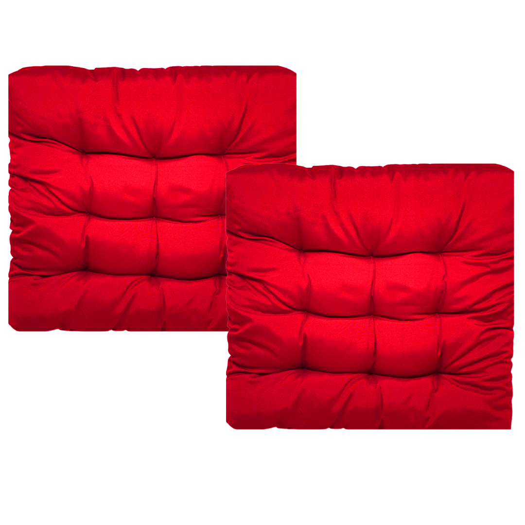 Assento Almofada Cadeira Futon 50x50 Cm Cores Variadas 2 Uni