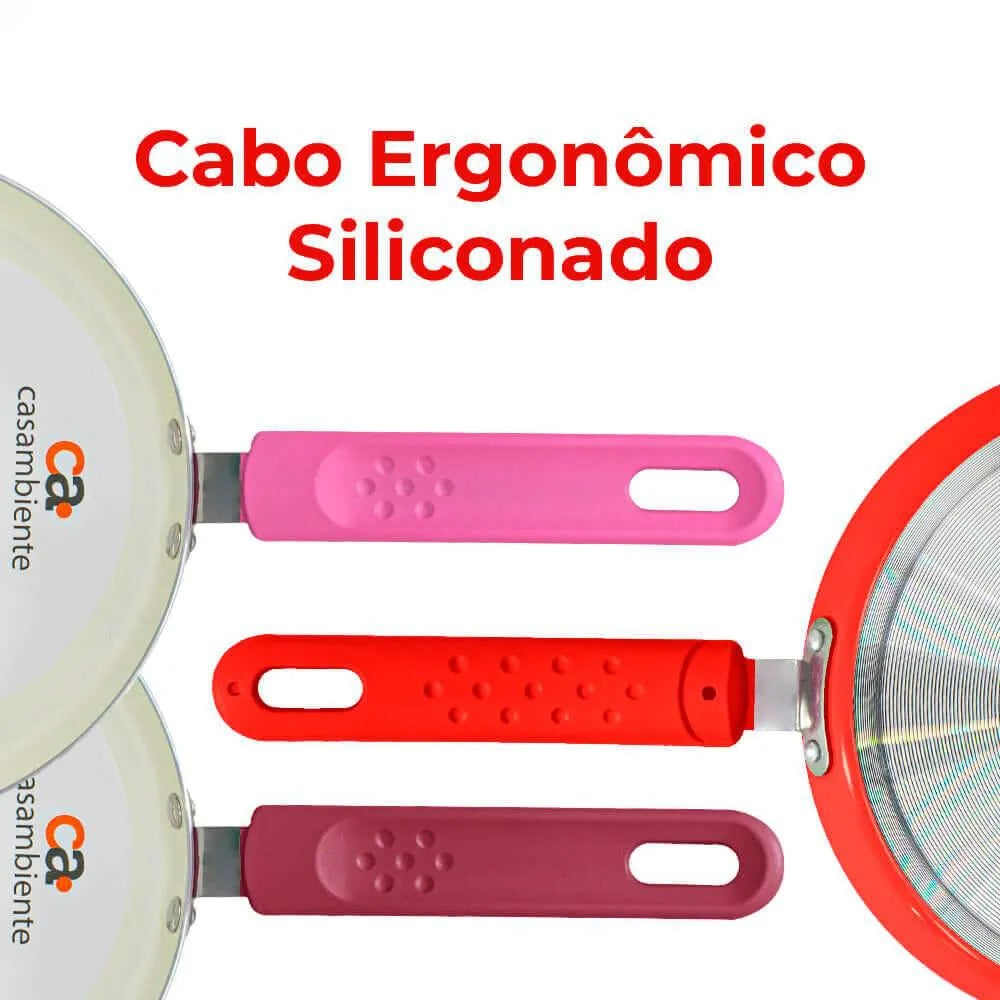 Panquequeira Frigideira Cerâmica Antiaderente Panqueca 24 Cm