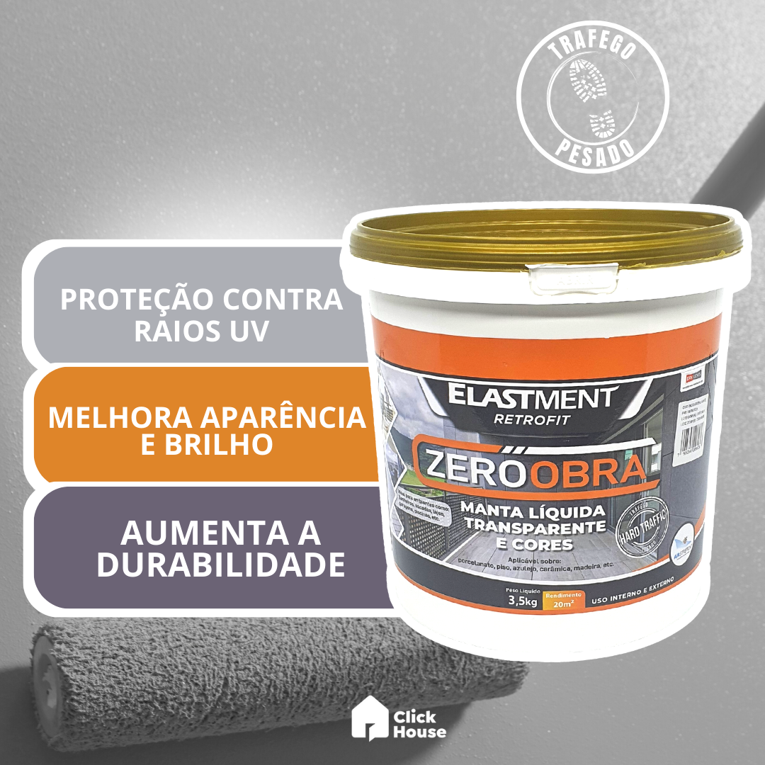 Manta Liquida Zero Obra Incolor Brilhante Elastment 3,5 Kg