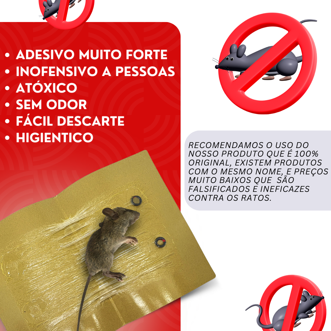 Ratoeira Adesiva Cola Rato - 7