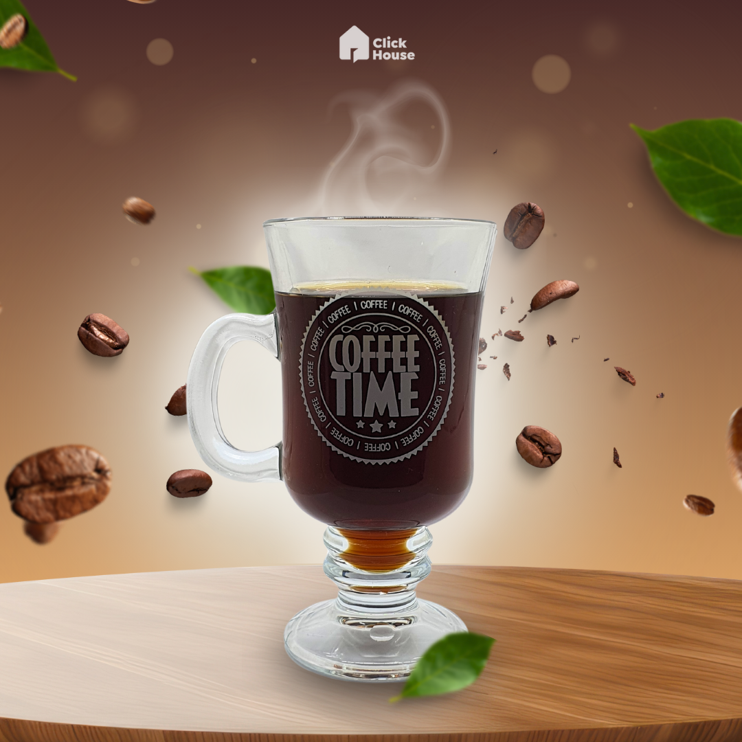 Caneca Xícara Vidro Para Cappuccino Expresso 245ml Café Chá