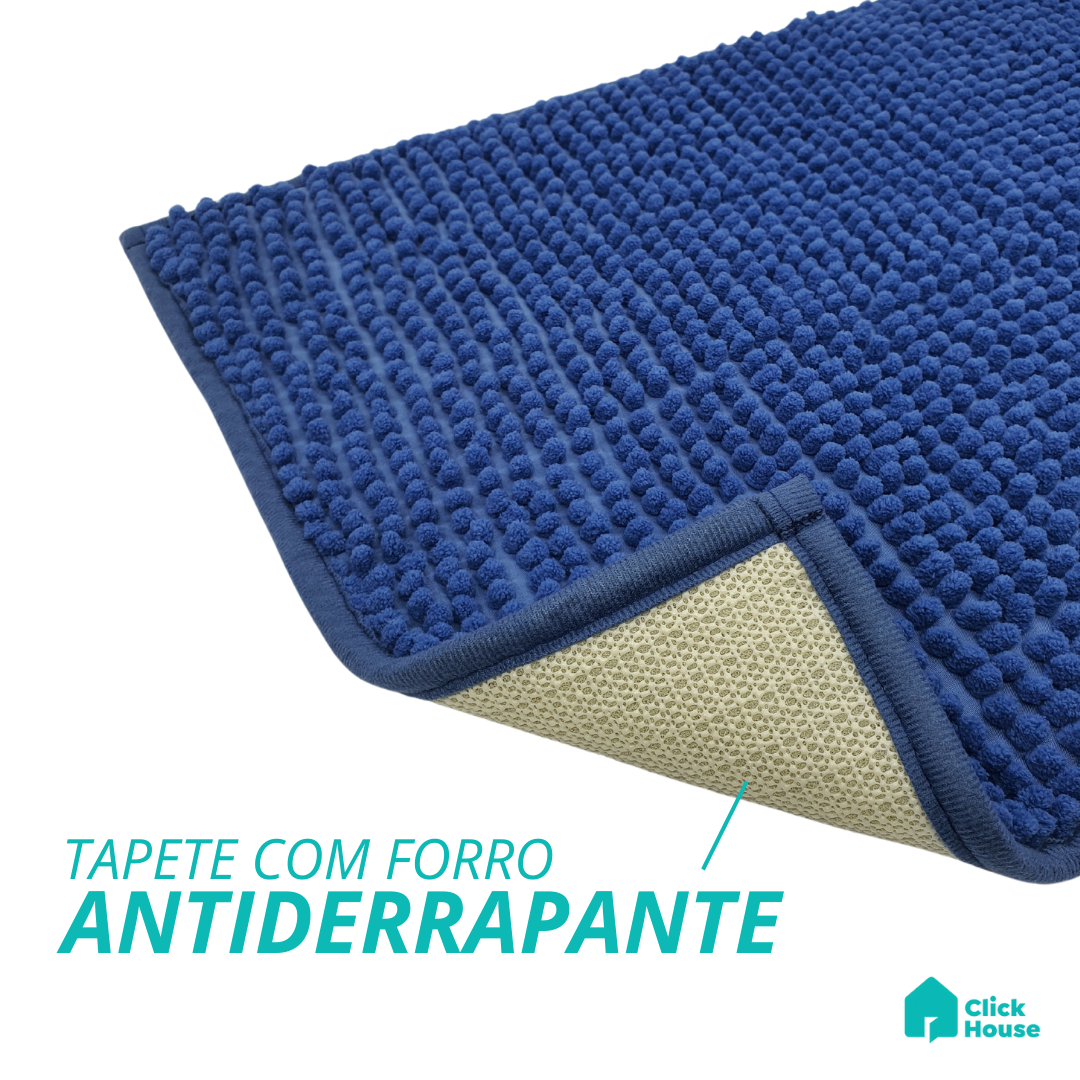 Tapete Capacho De Banheiro Bolinha Antiderrapante 40x60cm
