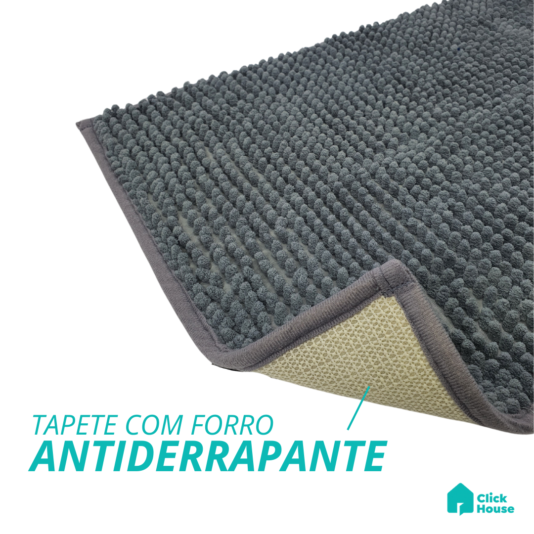 Tapete Capacho De Banheiro Bolinha Antiderrapante 40x60cm