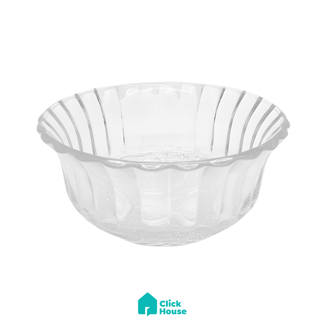 Aparelho de Jantar 1 Tigela Bowl Tripoli 6 Pratos Vidro Liso