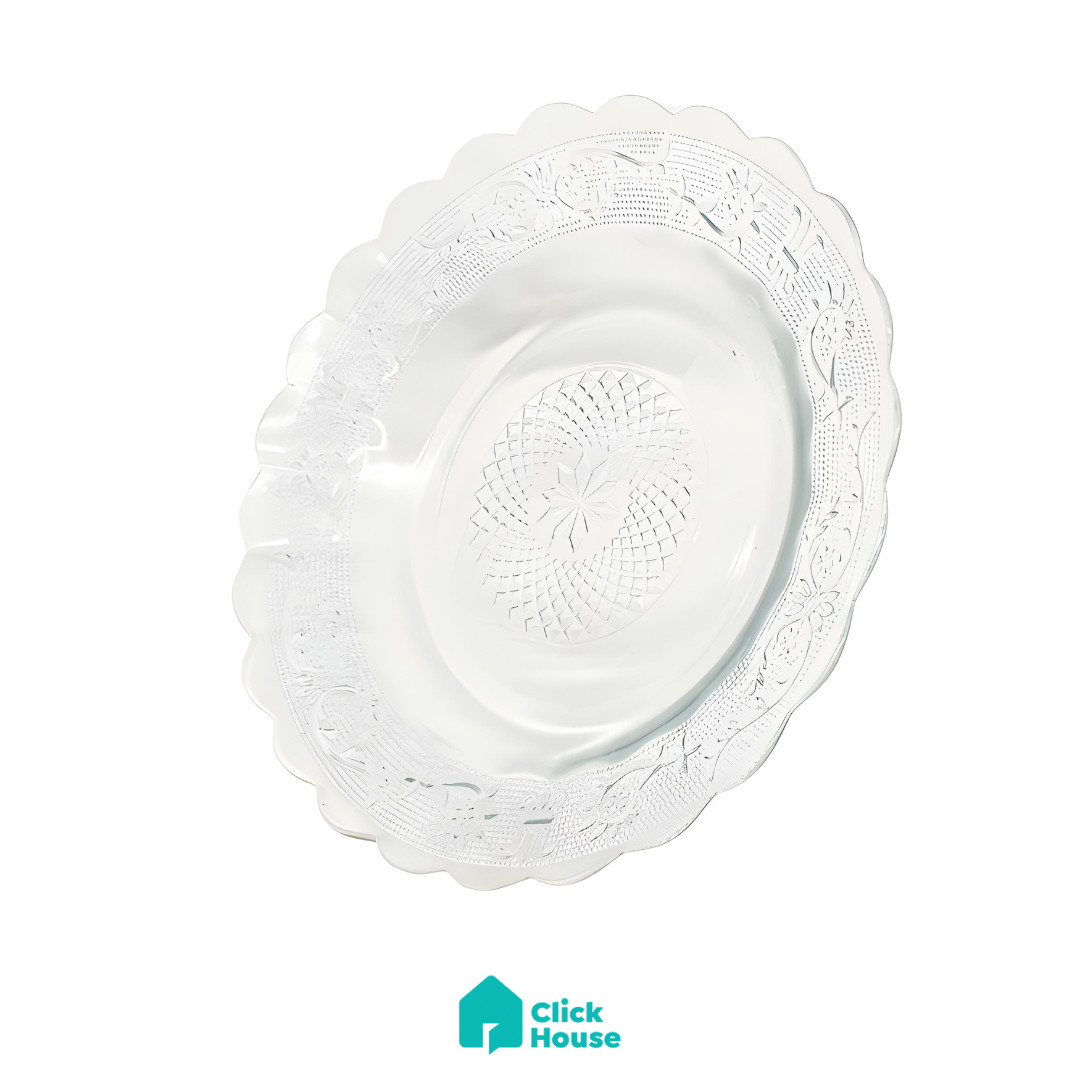 Aparelho de Jantar 1 Tigela Bowl Tripoli 6 Pratos Vidro Liso