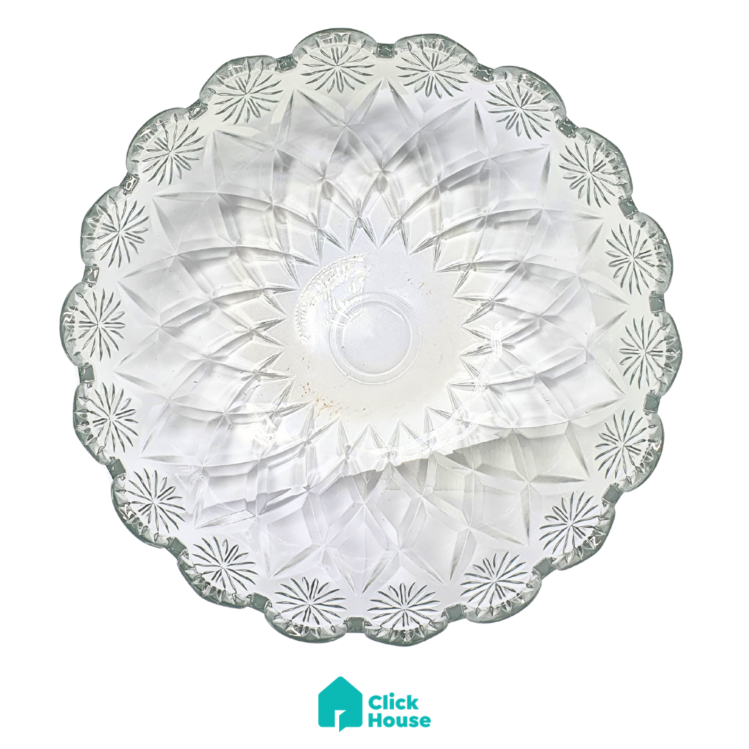 Aparelho De Jantar Copos Pratos 9 Peças Bowl Vidro 2,5l