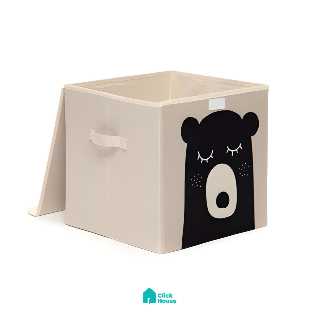 Baú Infantil Criança Organizador Brinquedo Grande Dobrável