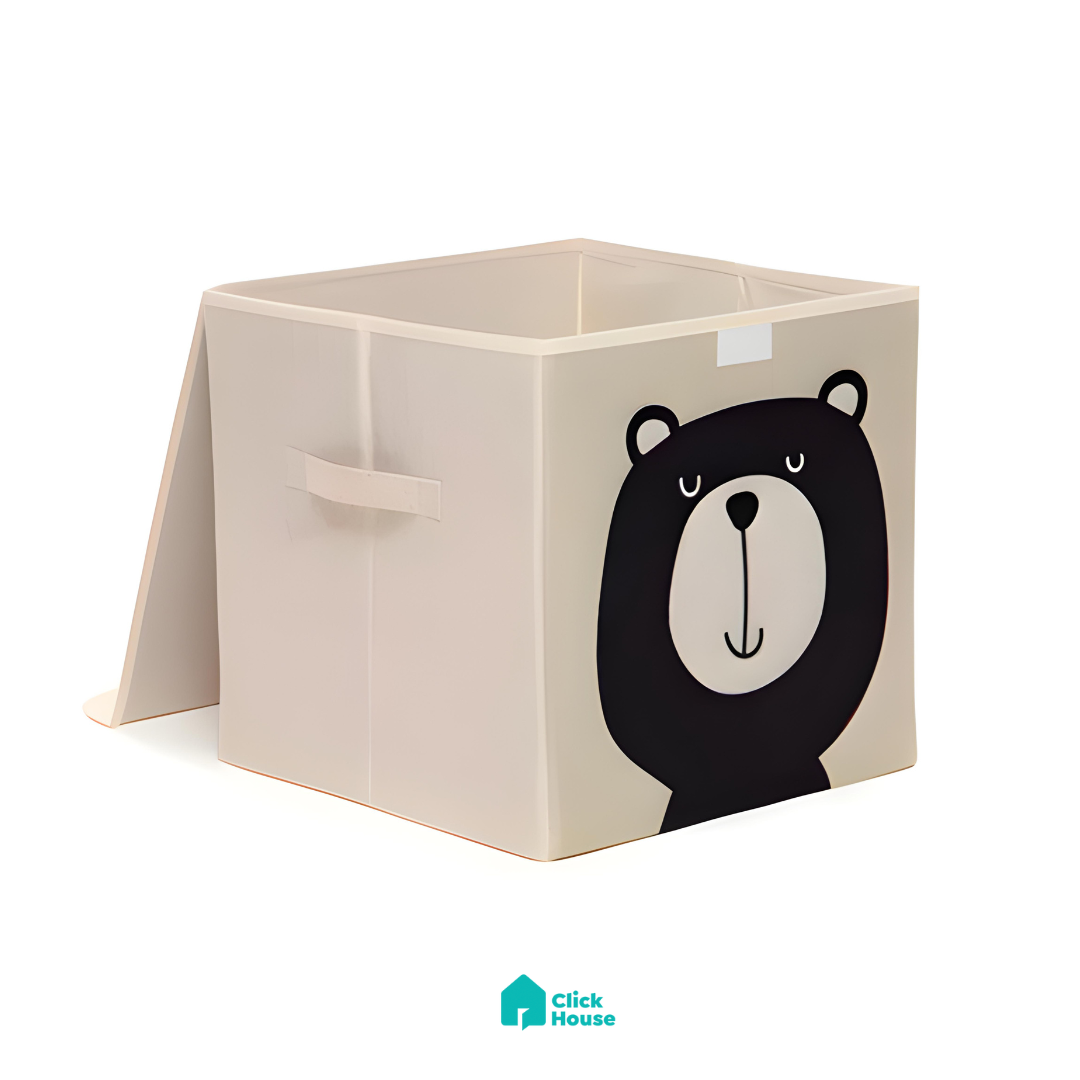 Baú Infantil Criança Organizador Brinquedo Grande Dobrável