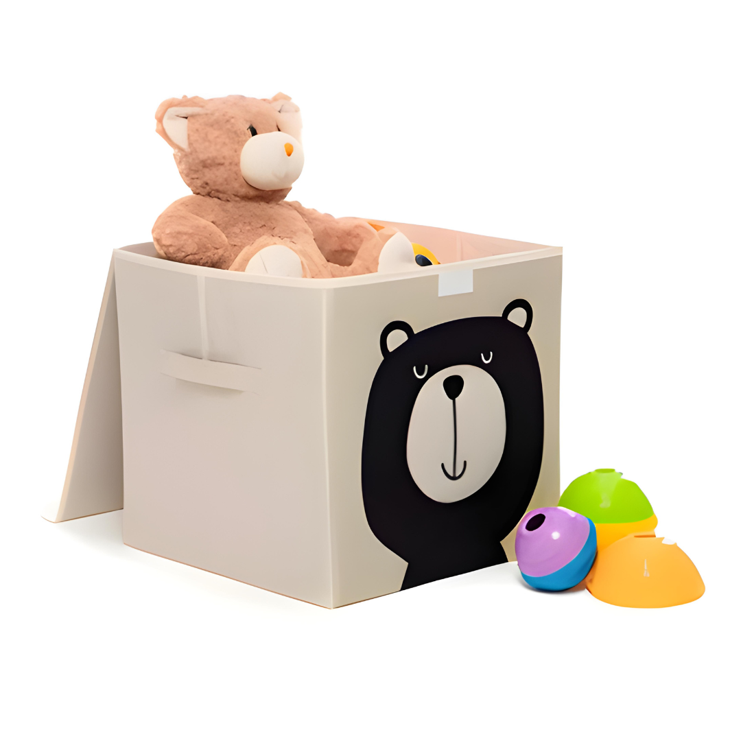 Baú Infantil Criança Organizador Brinquedo Grande Dobrável