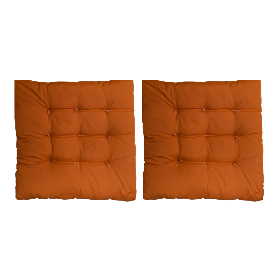 Assento Almofada Cadeira Futon 50x50 Cm Cores Variadas 2 Uni