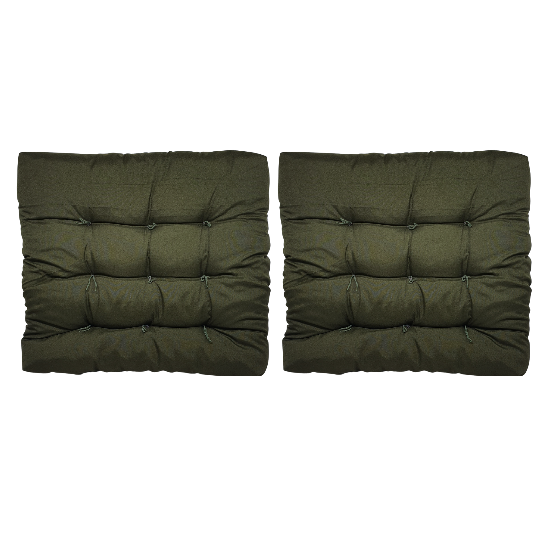 Assento Almofada Cadeira Futon 50x50 Cm Cores Variadas 2 Uni