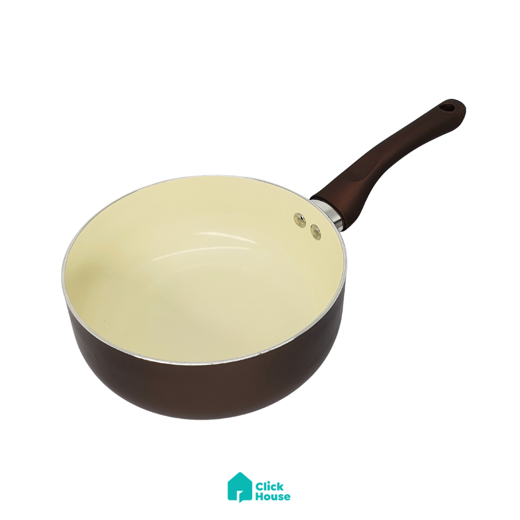Panela Indução Cerâmica Antiaderente Fogão Cooktop 16cm