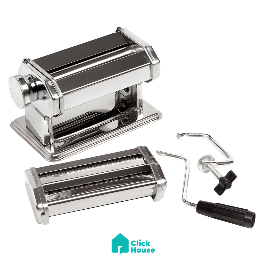 Máquina De Macarrão Cilindro Aço Inox Massa Caseira Lasanha