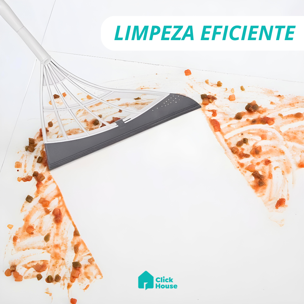 Mop Vassoura Mágica Rodo Tira Pelo Limpa Vidro Piso Silicone
